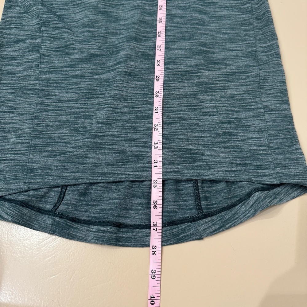 Lululemon Women’s &Go Where To Fitted Short Sleeve Dress Women's Size 6 Green - Picture 14 of 15